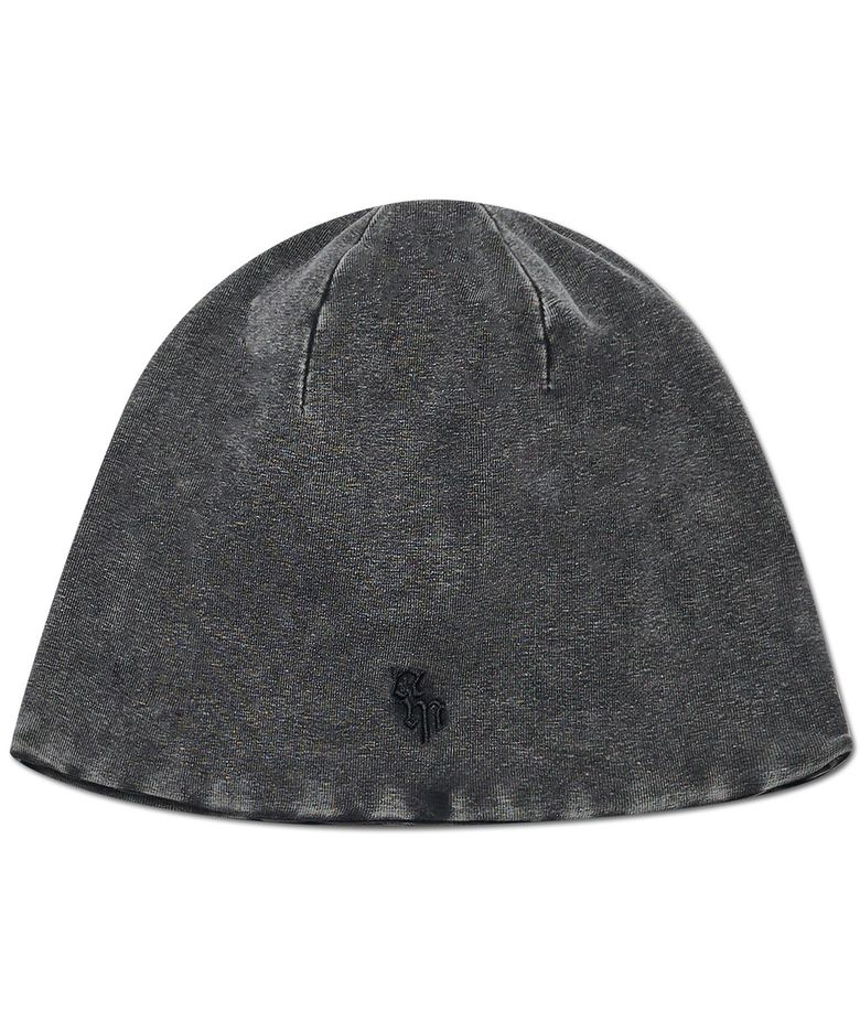 WASHED LIGHT BEANIE - WASHED BLACK