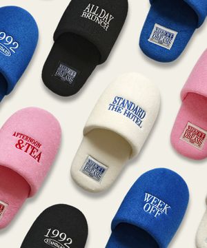 (uni) 스위트 호텔 테리 룸 슬리퍼 메모리폼 층간소음 실내화 4Color