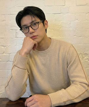 이중직 라운드넥 니트 - 2color