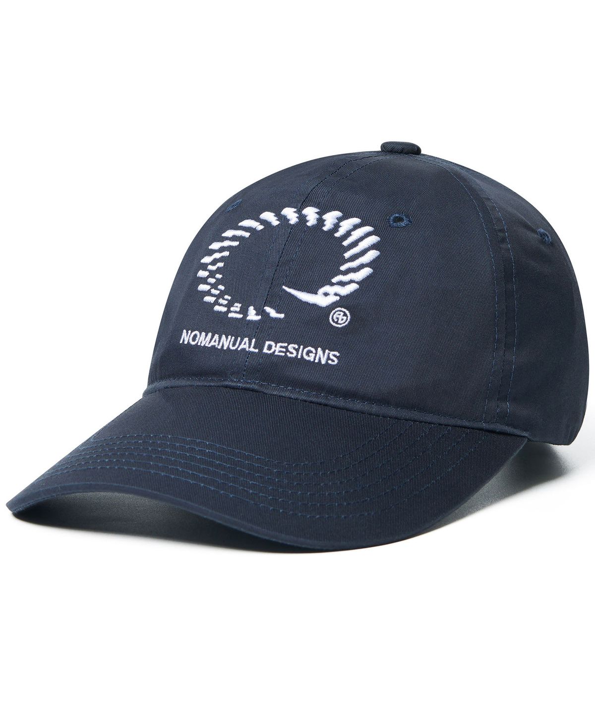 노매뉴얼(NOMANUAL) NM GEAR BALL CAP - DARK NAVY