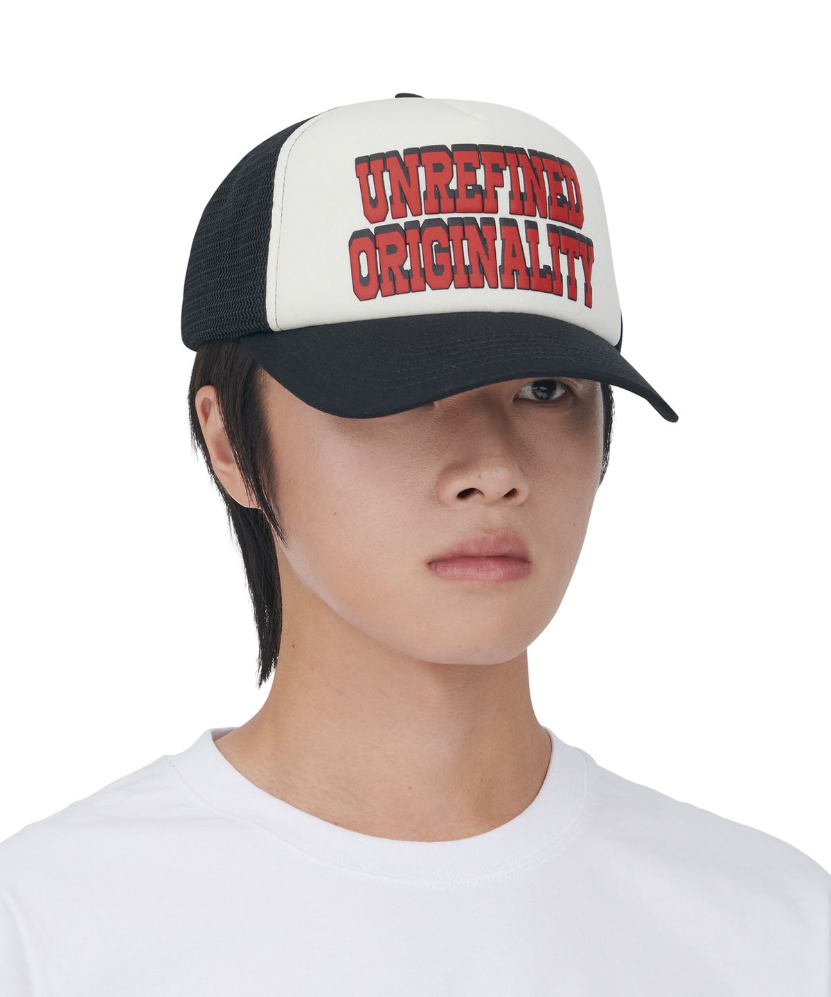 노매뉴얼(NOMANUAL) U.O TRUCKER CAP - BLACK