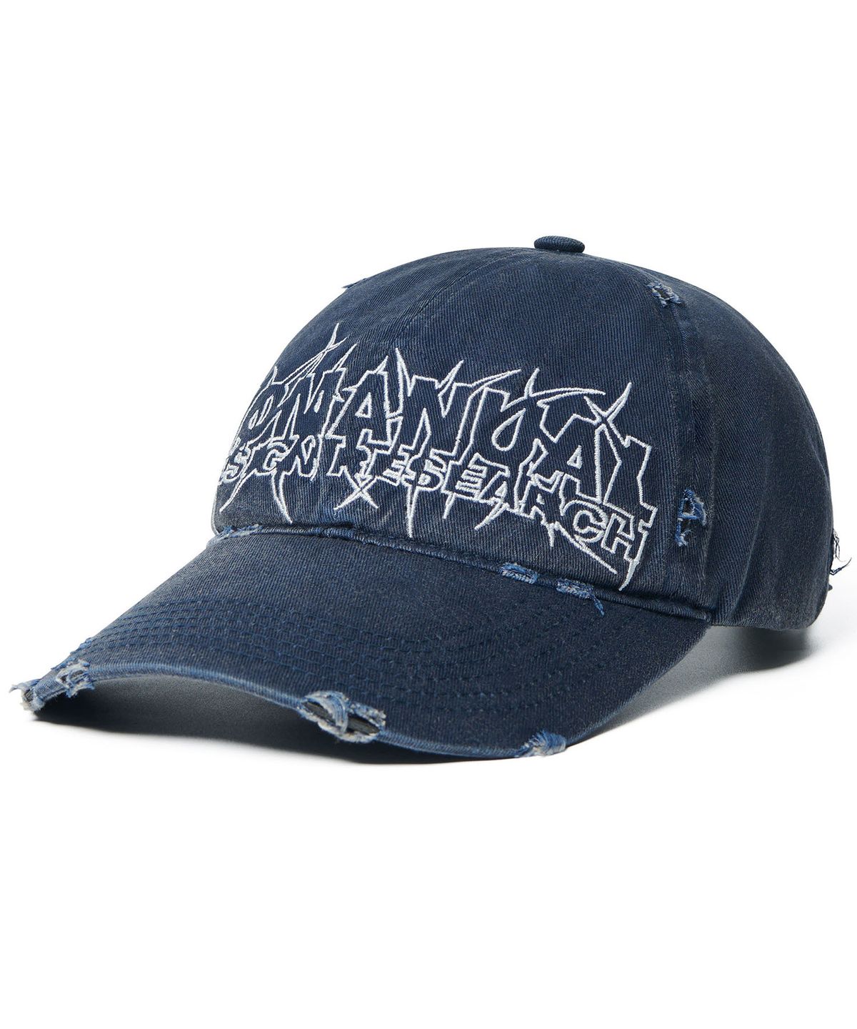 노매뉴얼(NOMANUAL) SLASH BALL CAP - WASHED NAVY