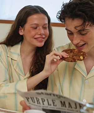 [2PACK] 스탠다드 프렌치버터 긴팔 파자마 2Size 그린