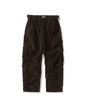 Built mild pants / Dark brown