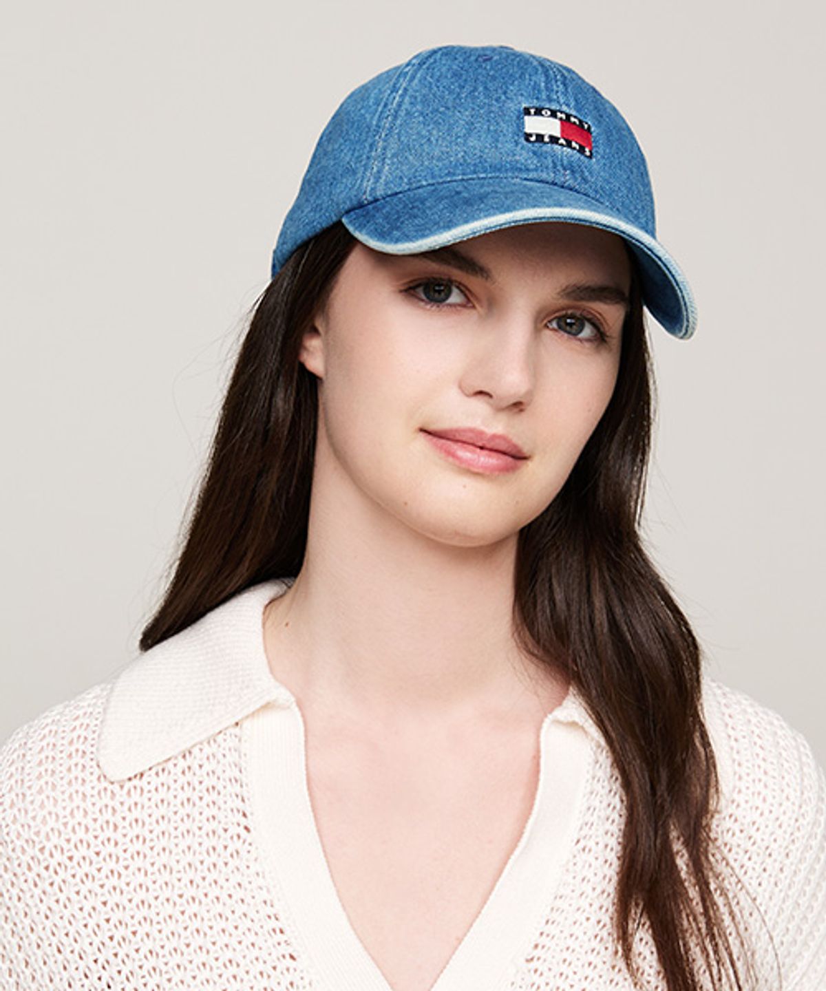 타미진스(TOMMY JEANS) [UNISEX] 헤리티지 데님 볼캡 (T32G0AHT01TWT10GY)