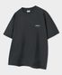 베이직 로고 나염 오버핏 반팔 티 [피그먼트 차콜]