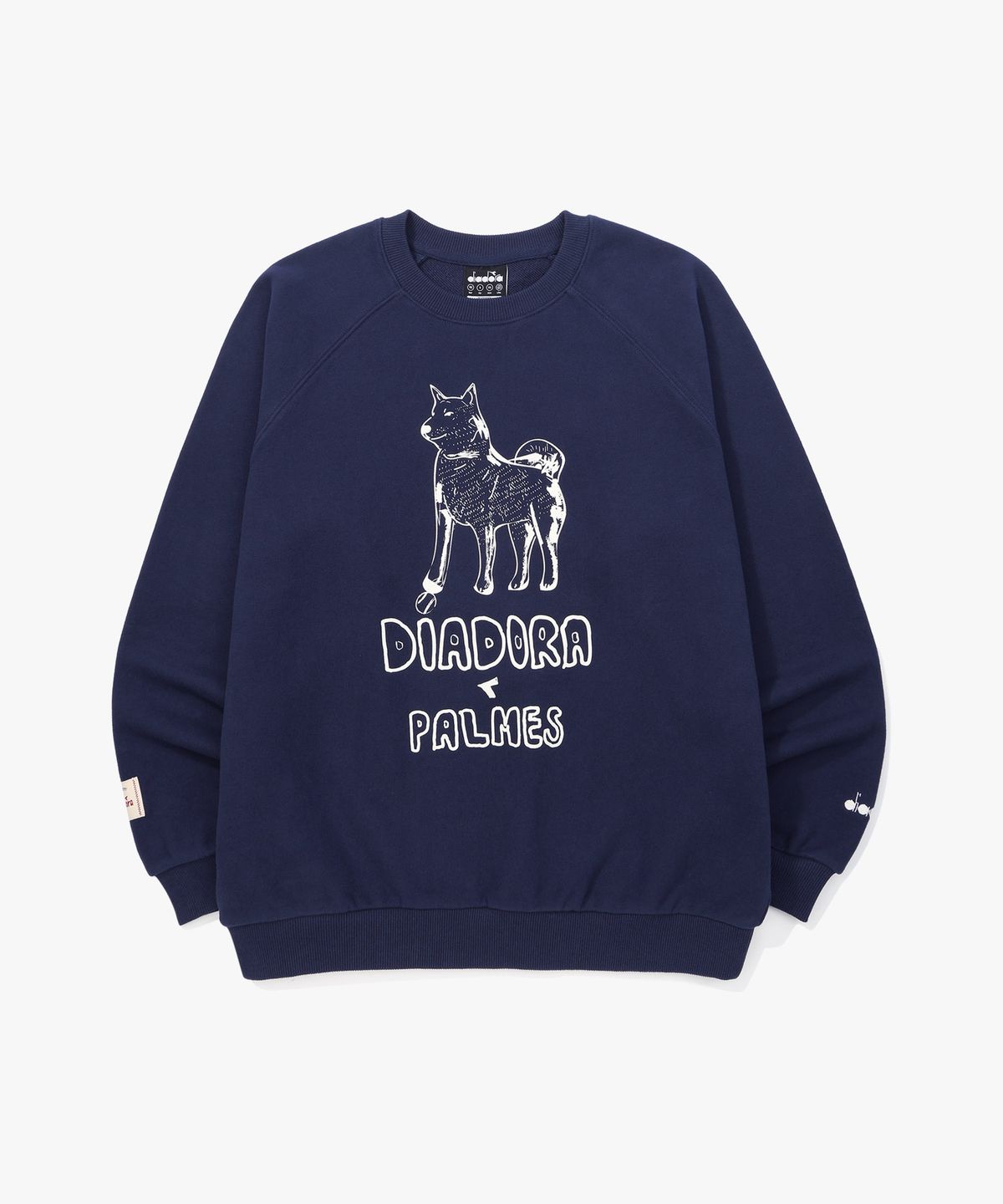 디아도라(diadora) [DIADORA by PALMES] 그래픽 맨투맨 NAVY