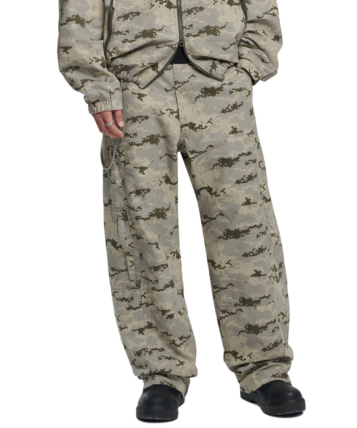 노매뉴얼(NOMANUAL) N.P UTILITY PANTS - DIGITAL CAMO