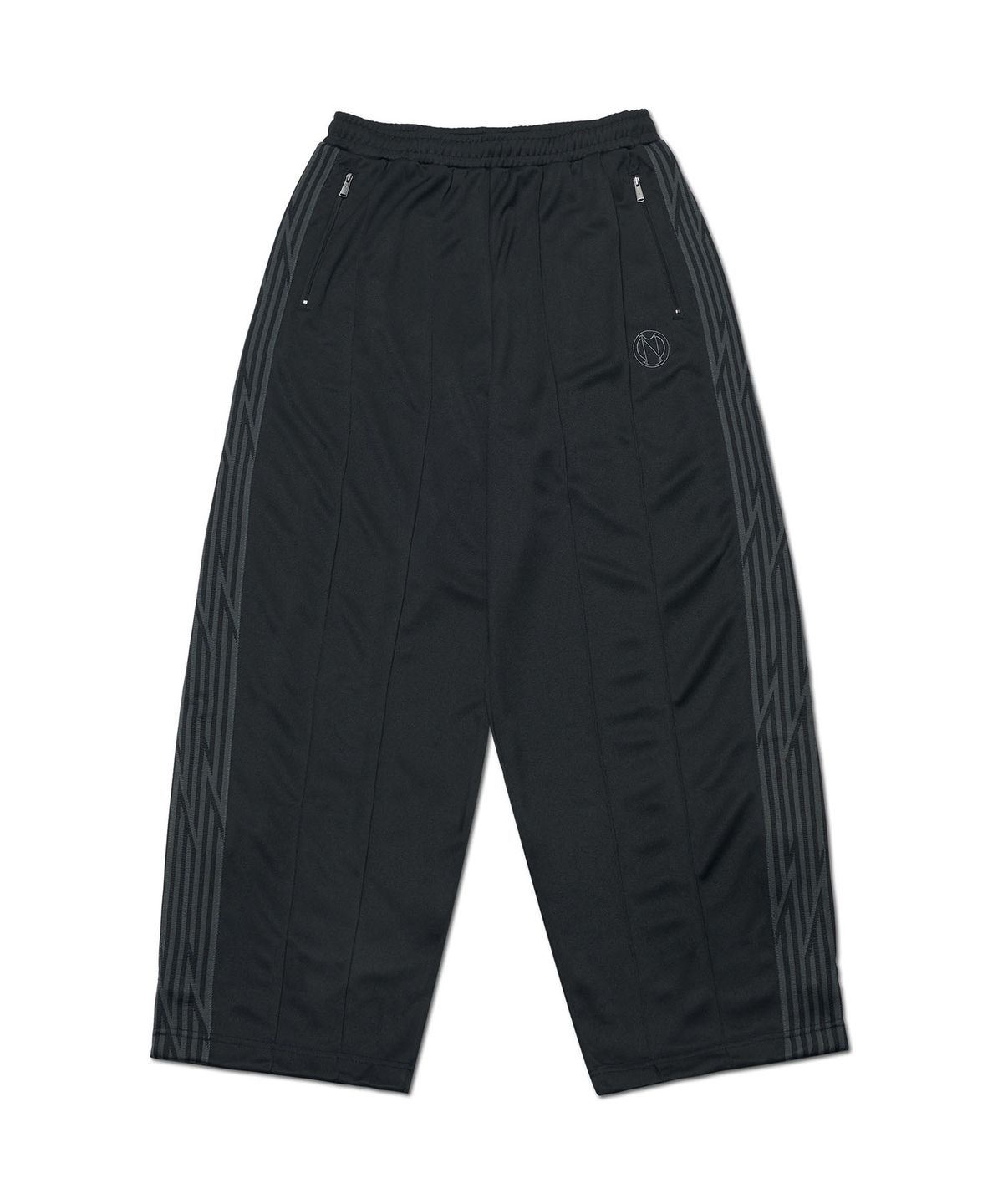 노매뉴얼(NOMANUAL) NM WIDE TRACK PANTS - BLACK