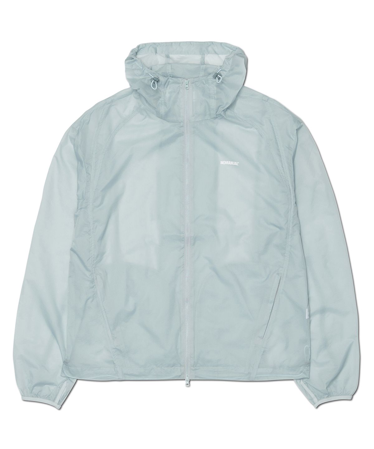 노매뉴얼(NOMANUAL) DUNE LIGHT NYLON JACKET - GRAY