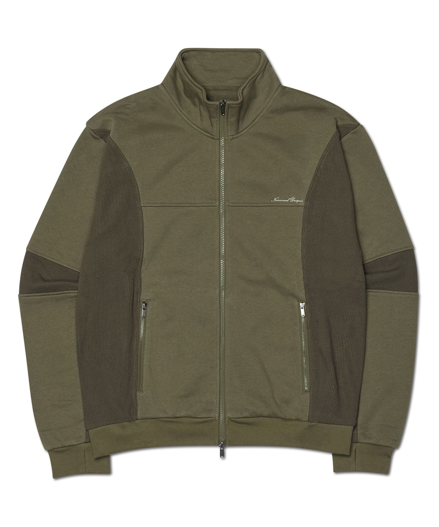 MUSINSA公式 | NOMANUAL NM WAFFLE BLENDED JERSEY - KHAKI