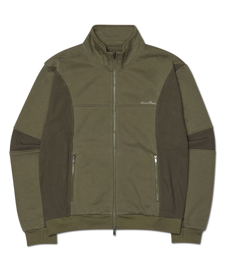 NM WAFFLE BLENDED JERSEY - KHAKI