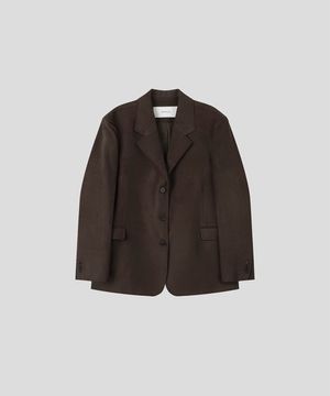 스웨이드 싱글 자켓 [빈티지 브라운]