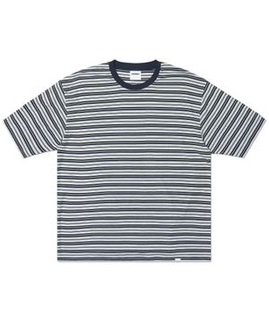 OFFBEAT STRIPE T-SHIRT - BLACK