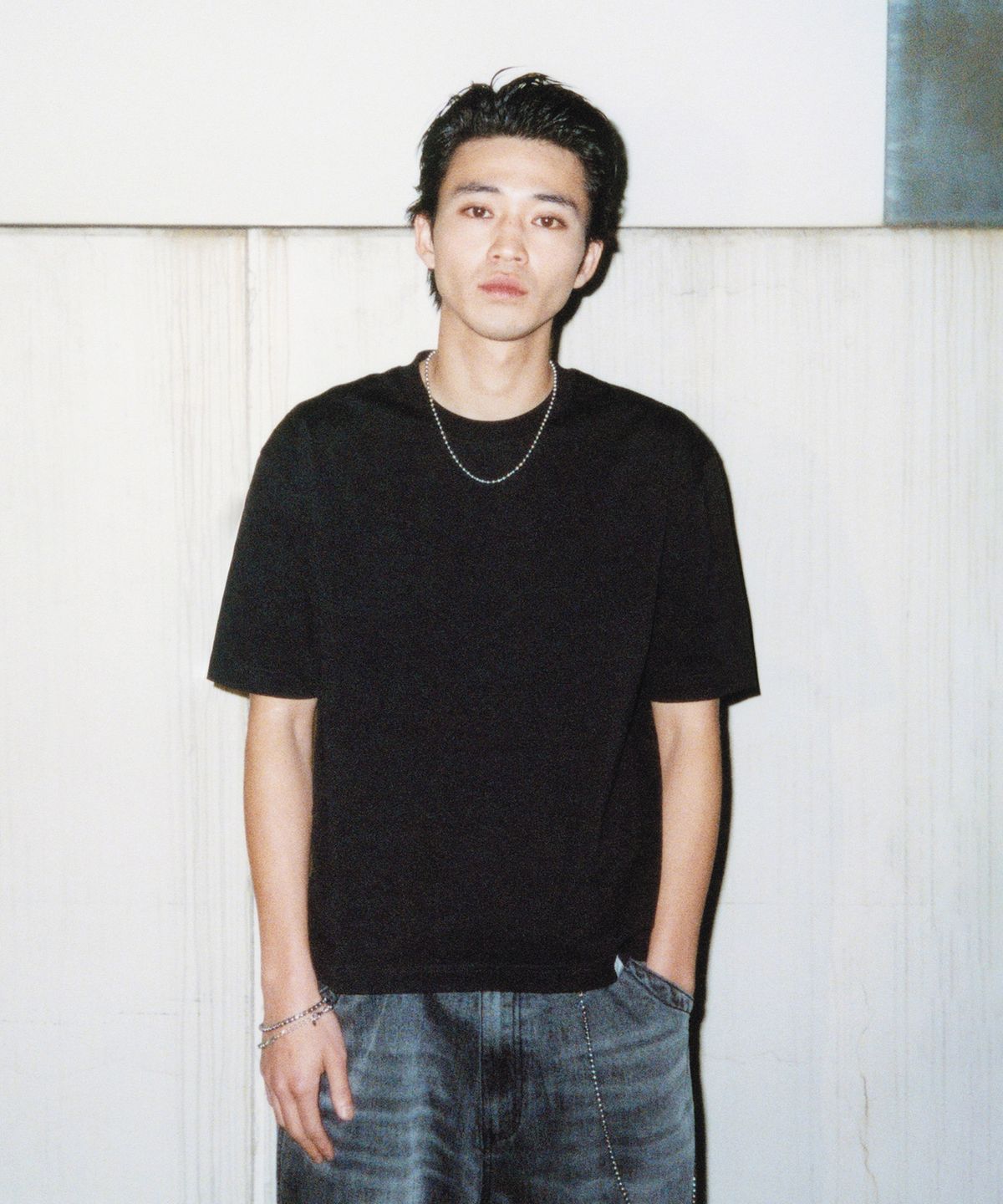노매뉴얼(NOMANUAL) NM CROP T-SHIRT - BLACK