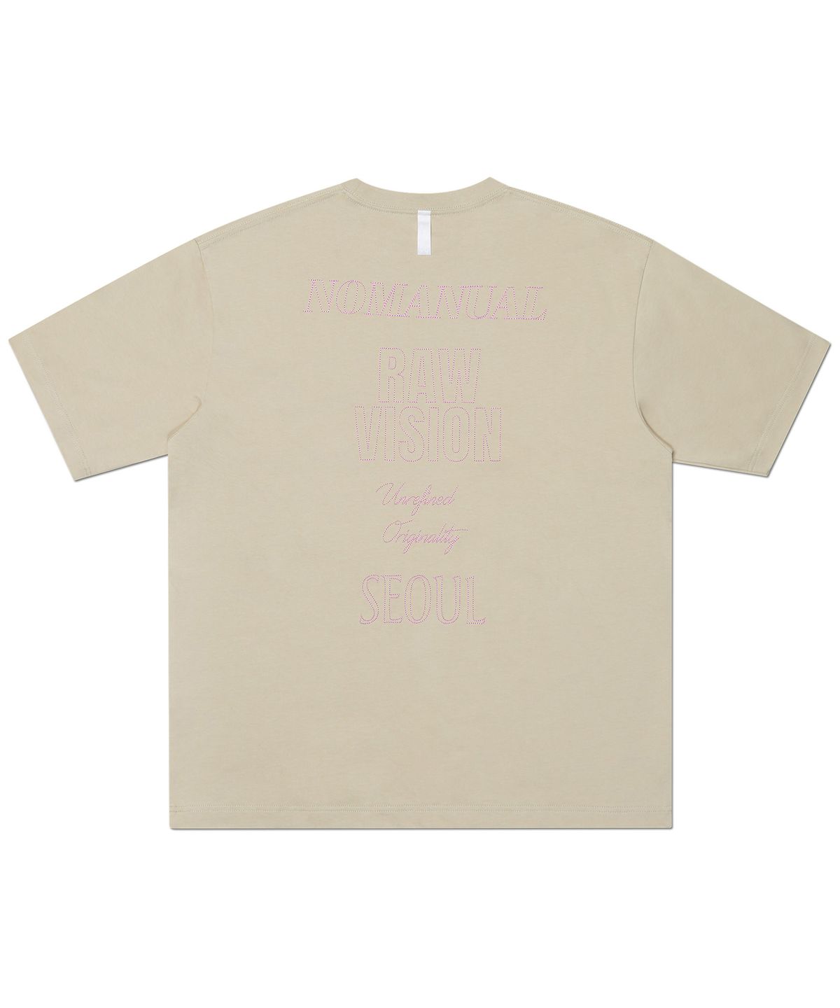 노매뉴얼(NOMANUAL) N.I T-SHIRT - WARM GRAY