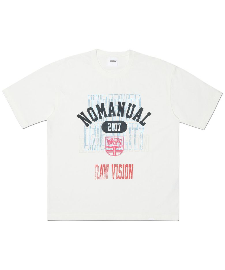 G.P PRINTED T-SHIRT - VINTAGE WHITE