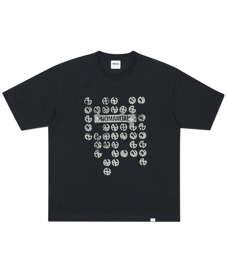 SYMBOL EVOLUTION GRAPHIC T-SHIRT - BLACK