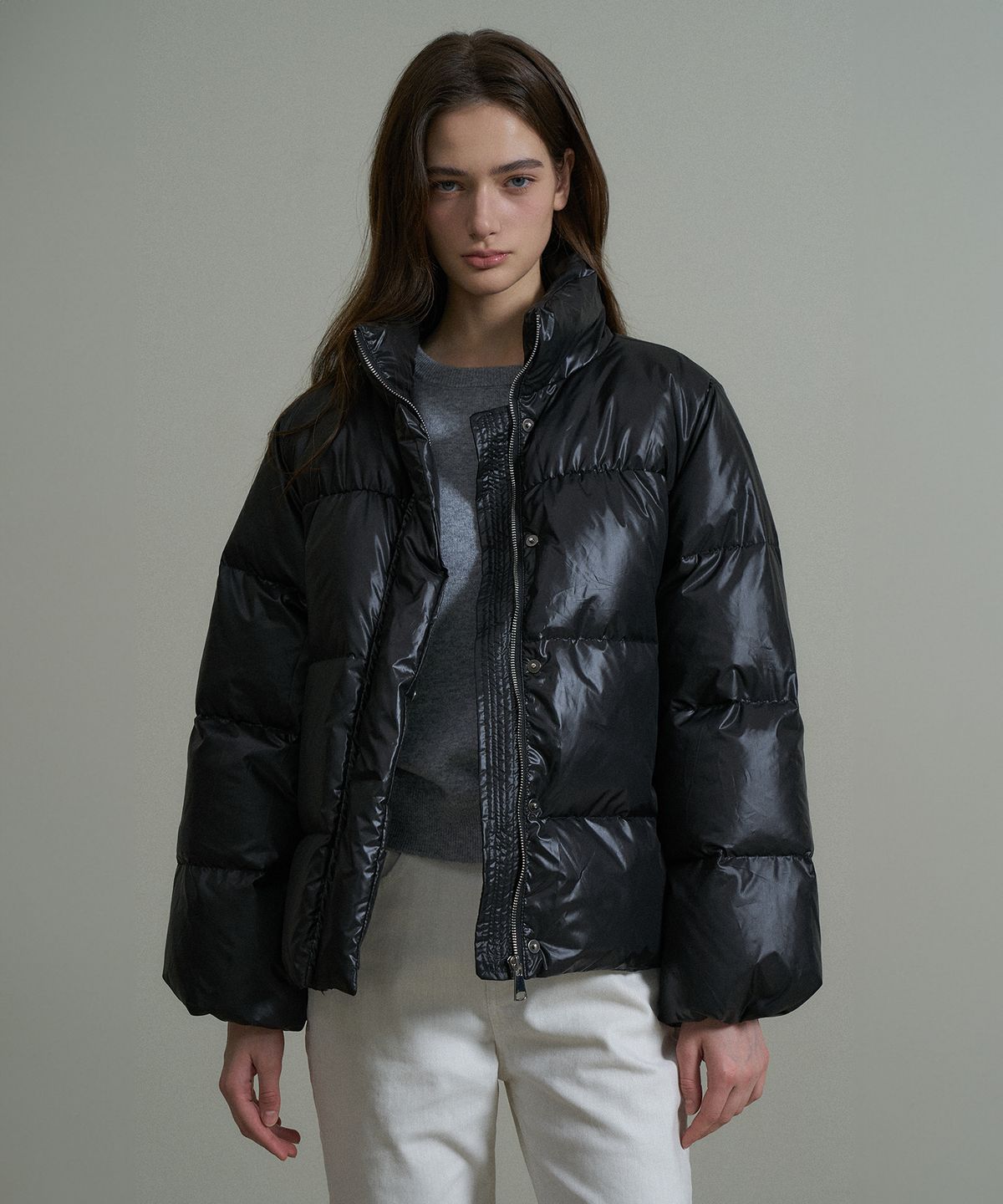 베르봄(VERBOM) Volume Puffer Duck Down Jumper_Black