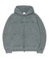 R.P LAYER HOODED ZIP-UP - WASHED GRAY