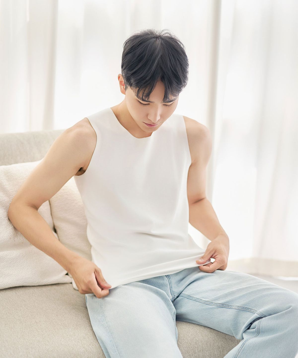 감탄(GAMTAN) 웜에어리 맨즈 히트탑 단품