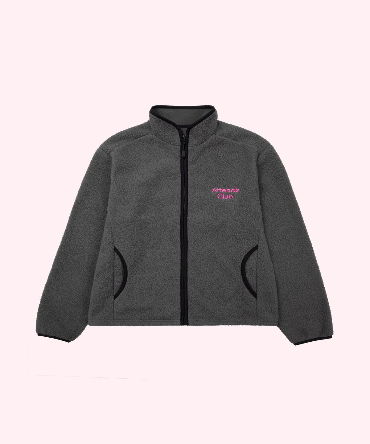 어텐즈(ATTENDS) Attends fleece jacket (Gray)
