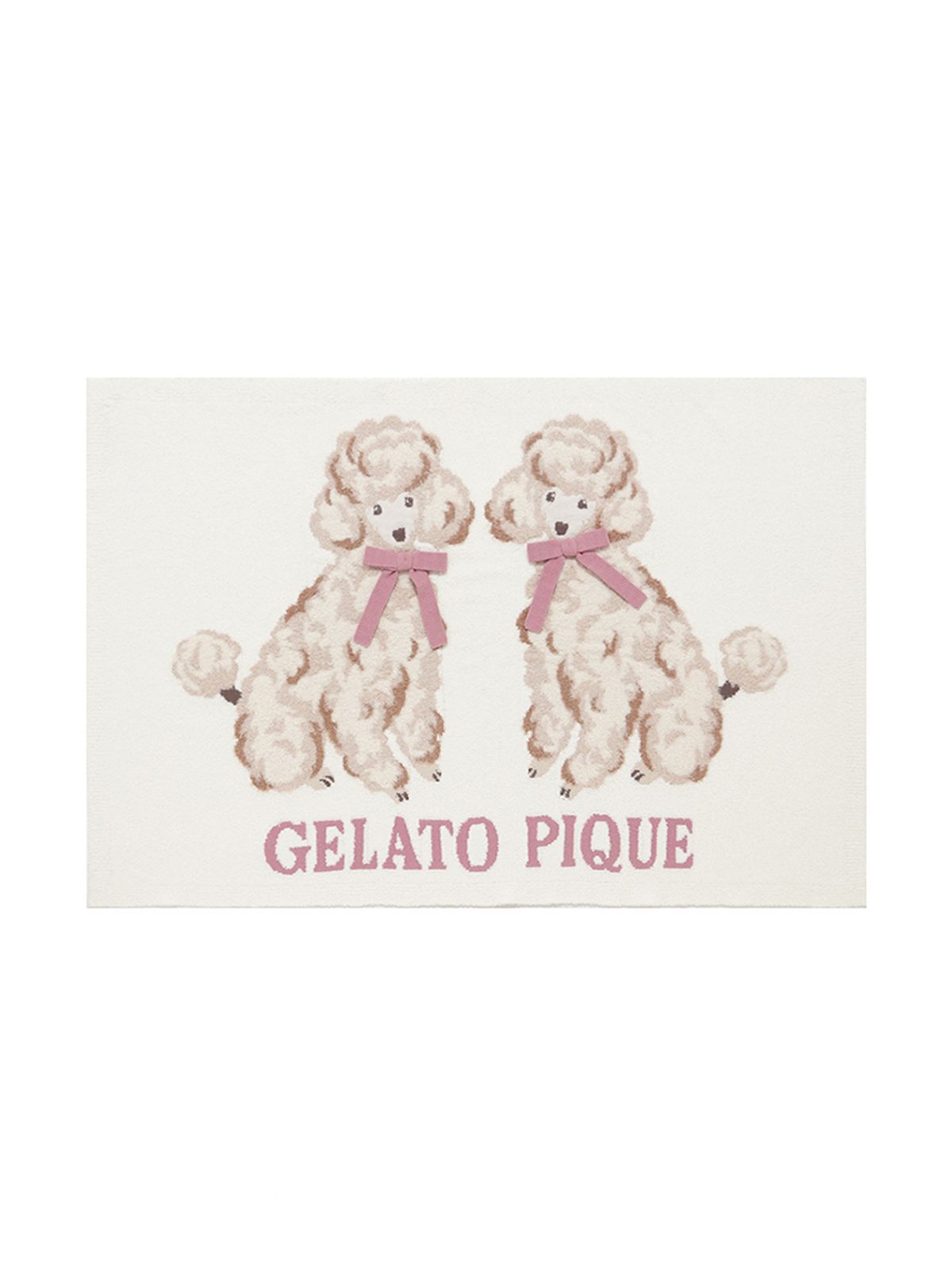 젤라또 피케(GELATO PIQUE) 푸들 자카드 블랭킷 PWGG255635