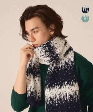 스노우 패턴 머플러 -2color