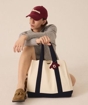 키링 니트 에코백