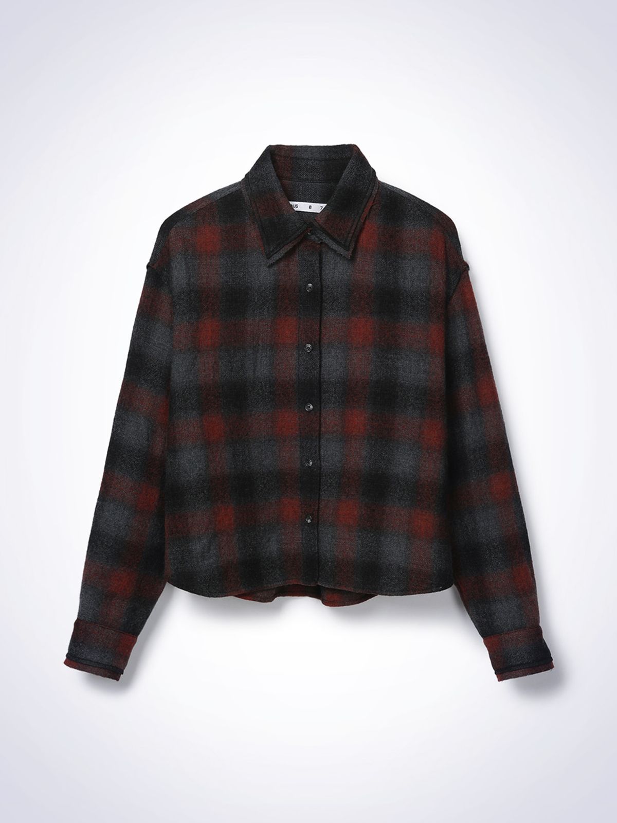 하우스공칠이씨(HAUS072C) WOOL CHECK SHIRT RED PT