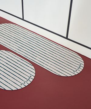 스트라이프 규조토 발매트 세트 M(60x40)+L(120x40) 4Color