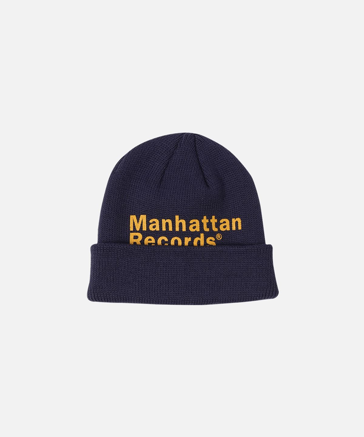 맨하탄레코즈(MANHATTAN RECORDS) MR Classic Logo Beanie - Navy