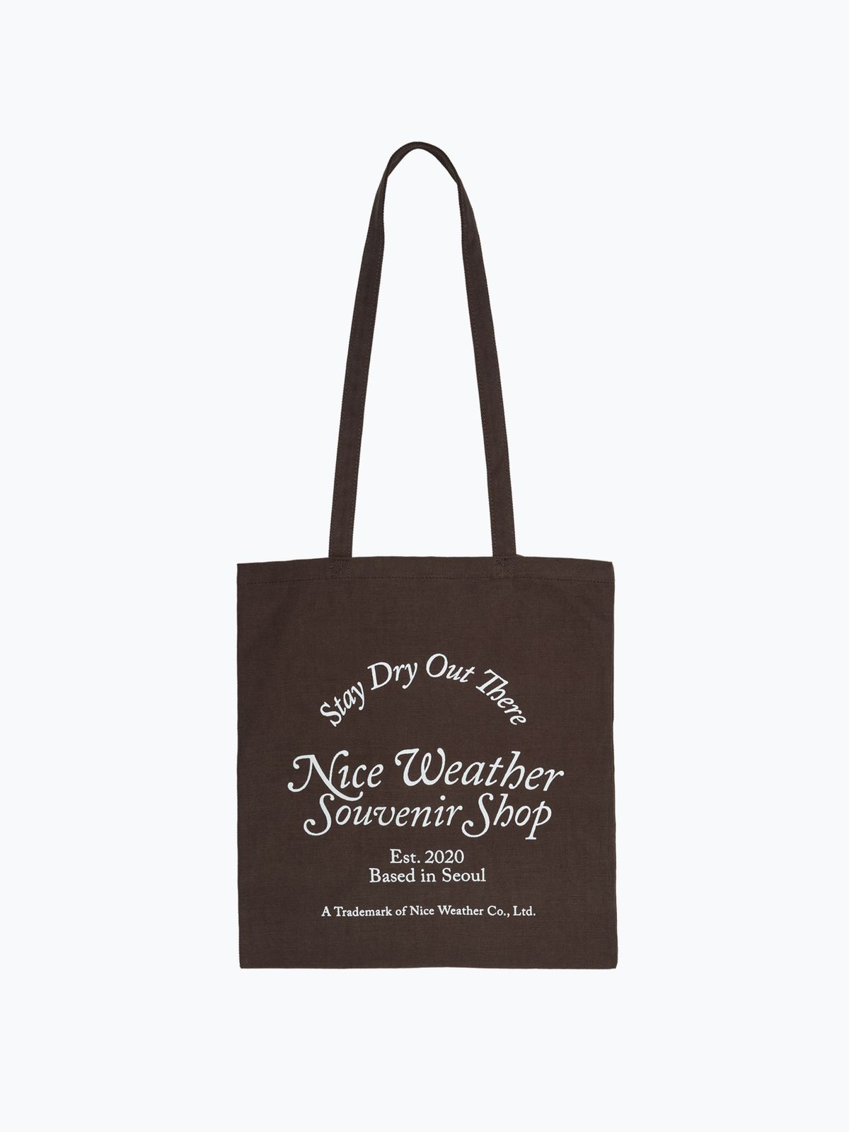 나이스웨더(NICEWEATHER) NW NWSS 토트백 (브라운)