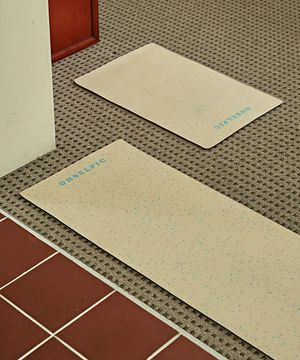 오브제 사각형 규조토 발매트 M+L 2종세트 4color