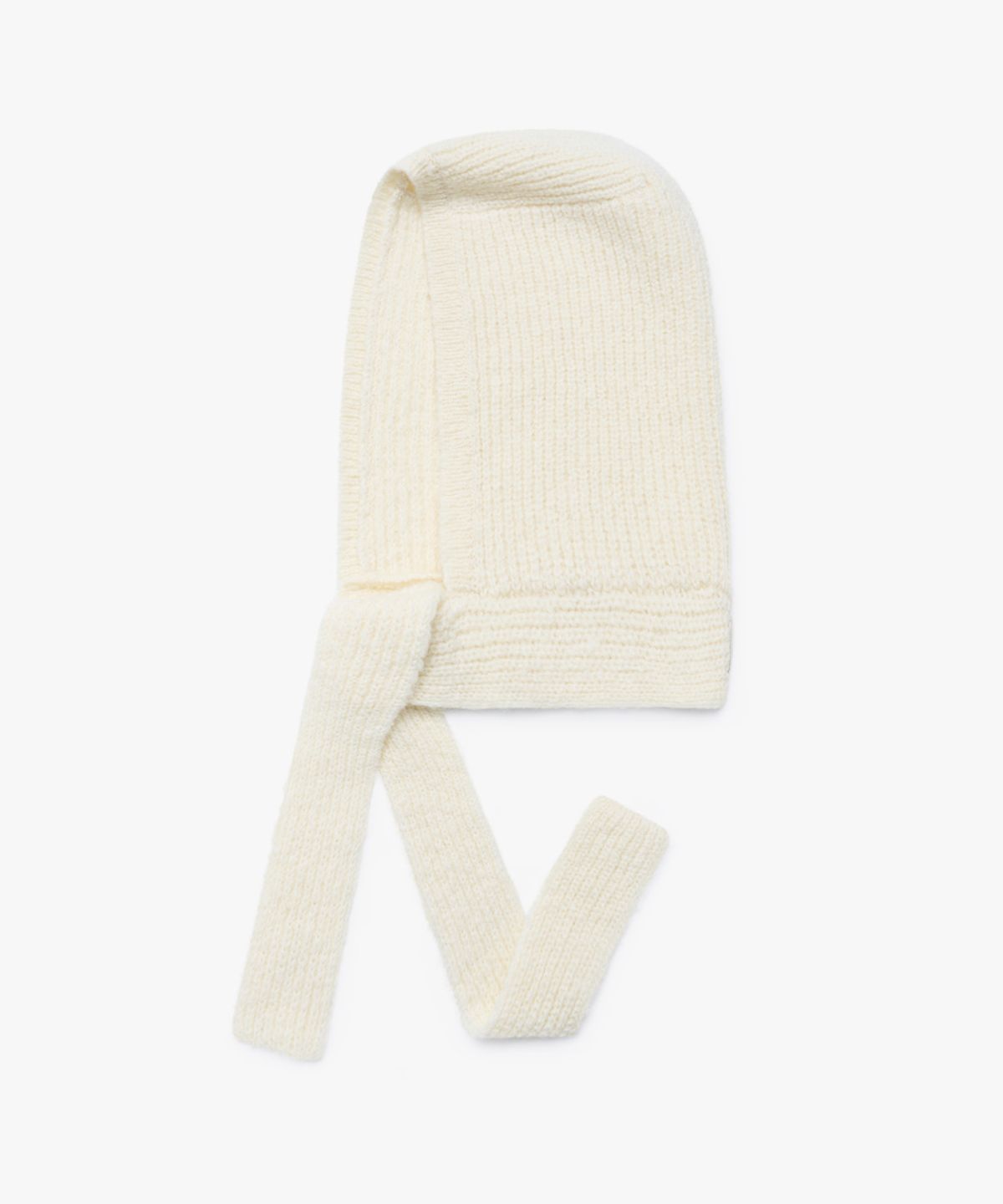 38컴온커먼(38COMEONCOMMON) Alpaca Blend Balaclava Muffler (Ivory)