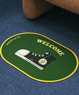 시그니처 규조토 발매트_블랙 슈즈