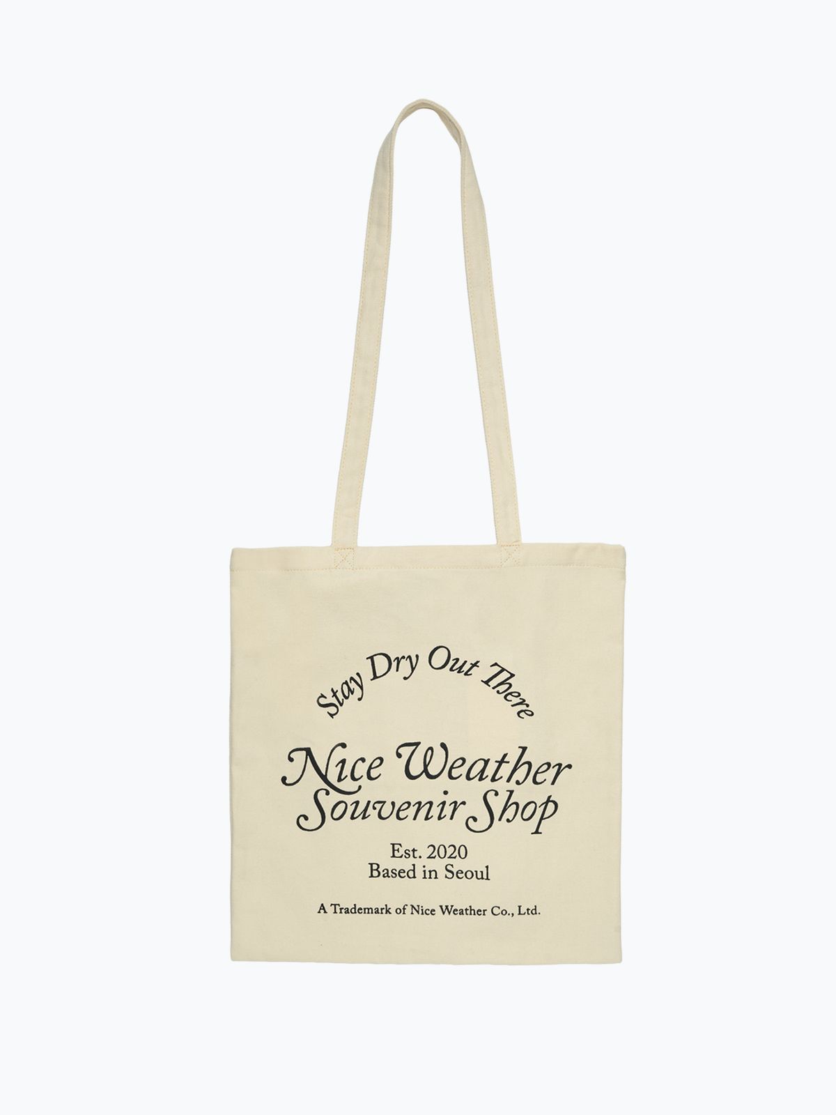 나이스웨더(NICEWEATHER) NW NWSS 토트백 (바닐라)