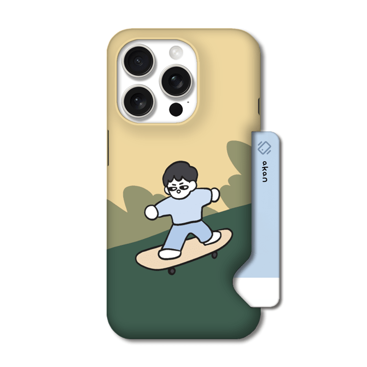 아칸(AKAN) 아이폰 시리즈 Nemo Skate 카드슬라이드 케이스