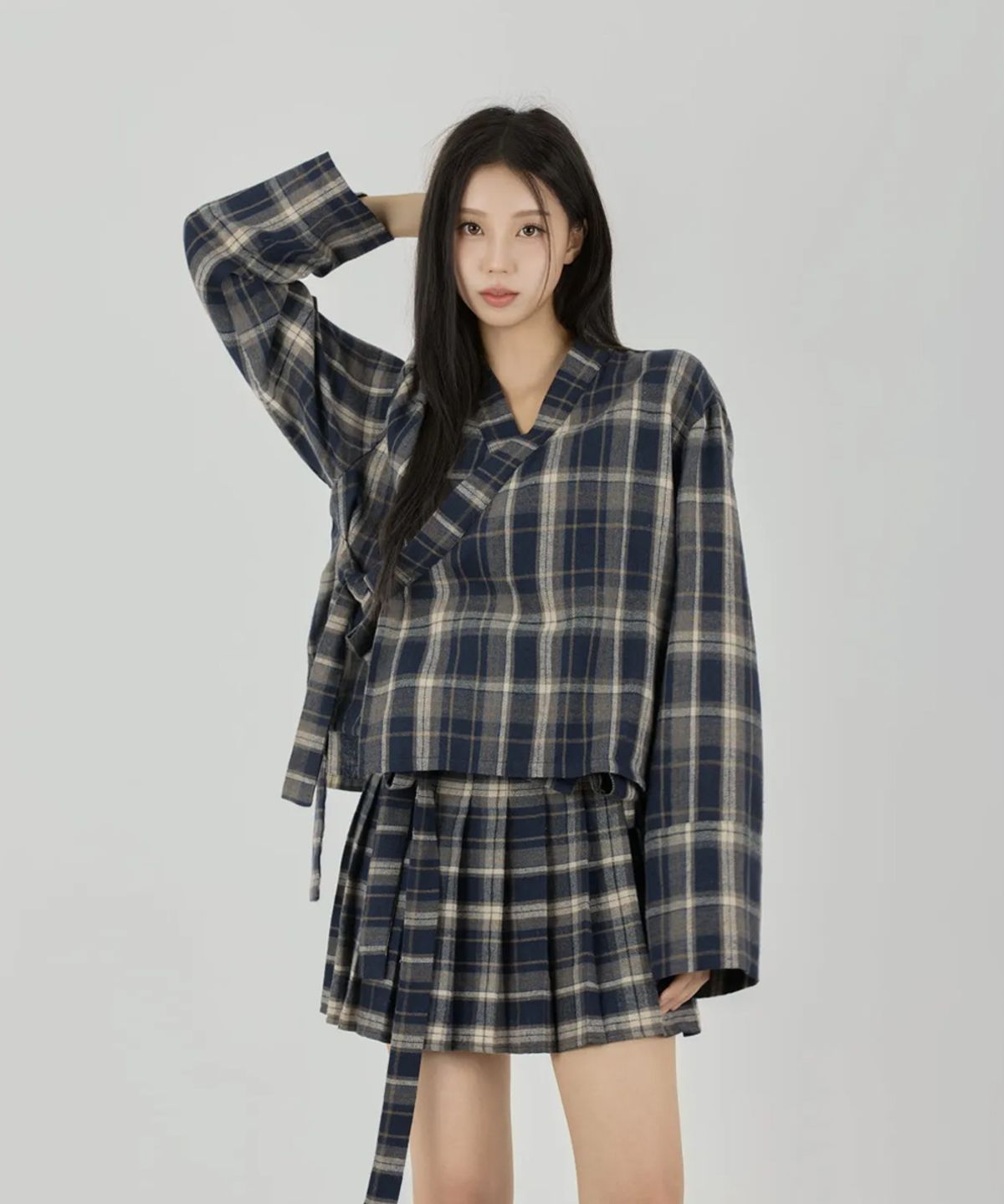 신서울(SHEENSEOUL) 체크 장저고리