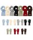 KNIT GLOVES & MUFFLER SET (7COLOR)