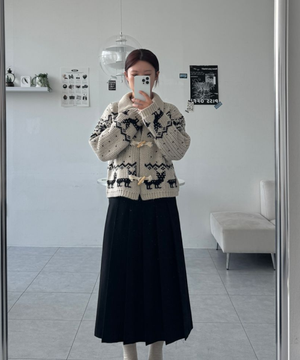 롱 플리츠 스커트 RE WHFV1QG_MIWWHFC1QG