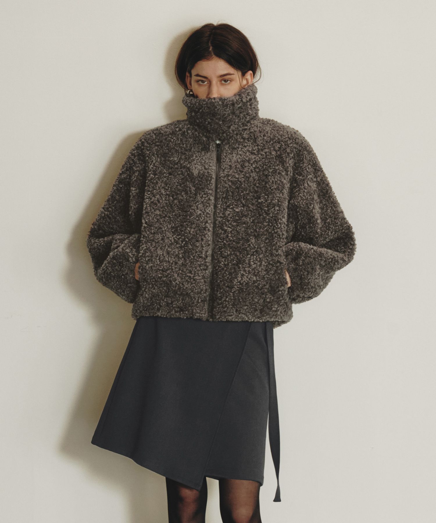 ZEROSTREET コート グレー　ミドル丈　Sサイズ　MUSINSA ZEROSTREET コート グレー ミドル丈 Sサイズ MUSINSA