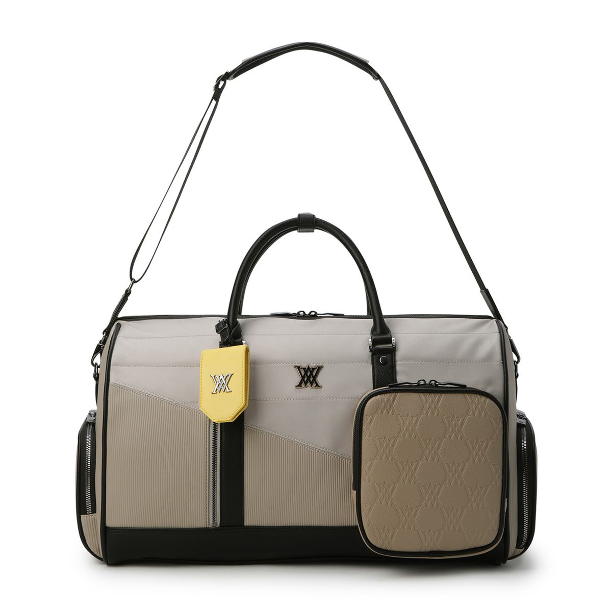 어뉴골프(ANEW GOLF) UNI FABRIC MIX BOSTON BAG_BE