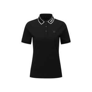 WOMEN LOGO POINT SHORT T-SHIRT _BK