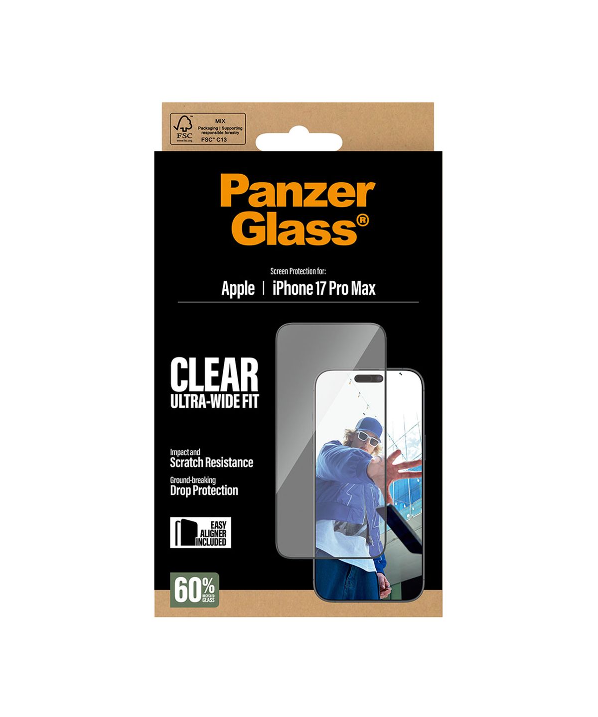 판저글래스(PANZER GLASS) 판저글래스 클리어 스크린 프로텍터 iPhone 17 Promax