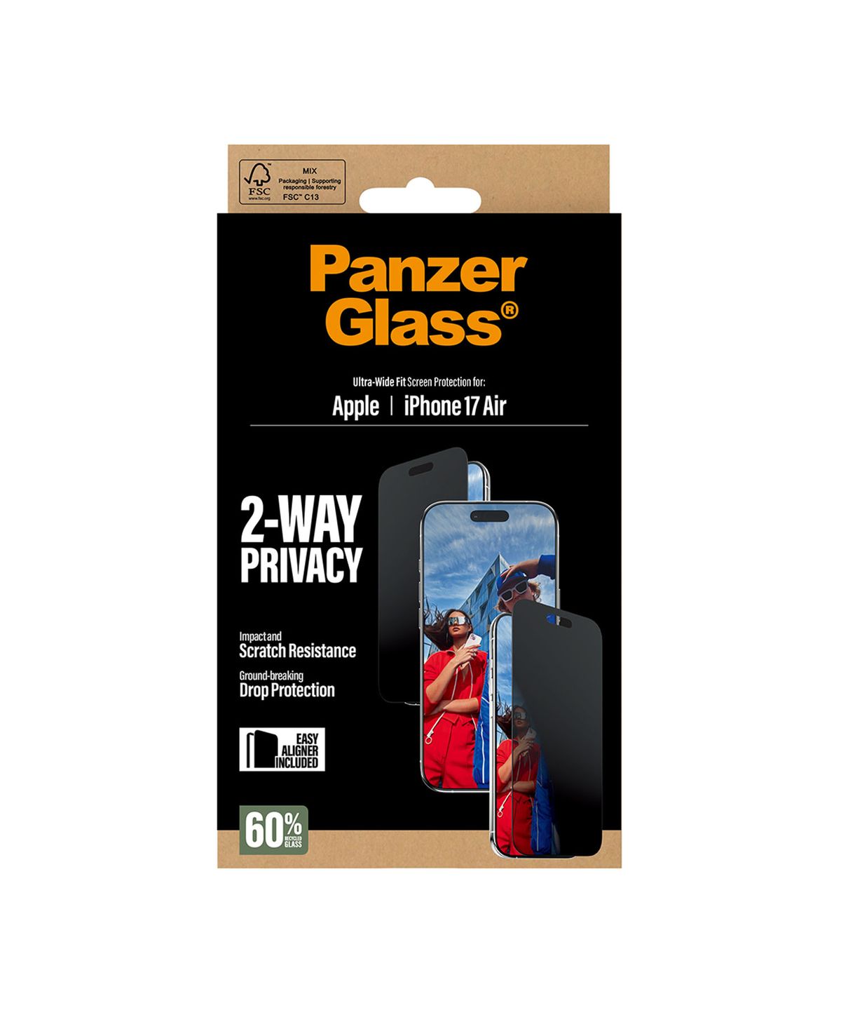 판저글래스(PANZER GLASS) 판저글래스 프라이버시 스크린 프로텍터 iPhone 17 Air
