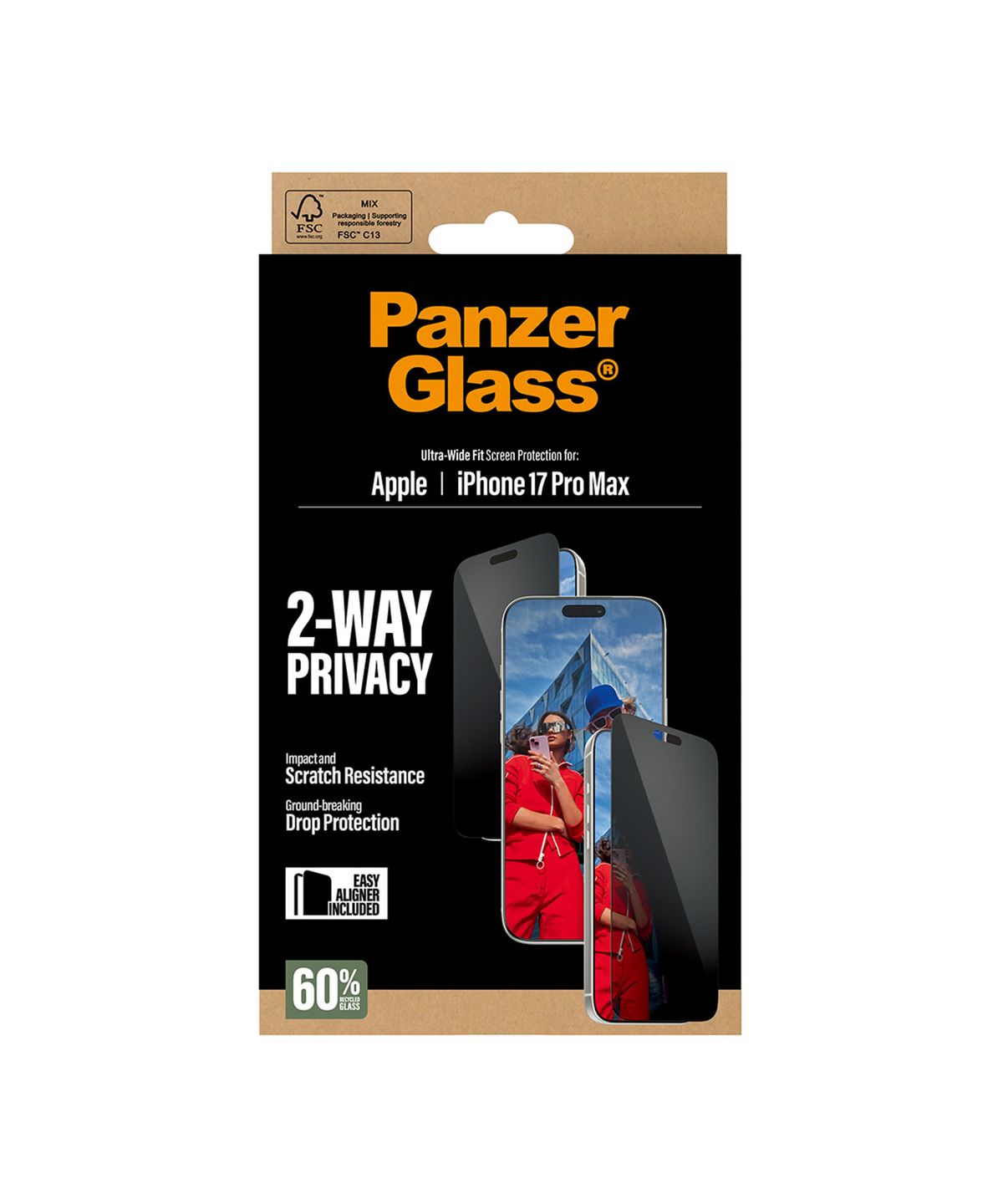 판저글래스(PANZER GLASS) 판저글래스 프라이버시 스크린 프로텍터 iPhone 17 Promax