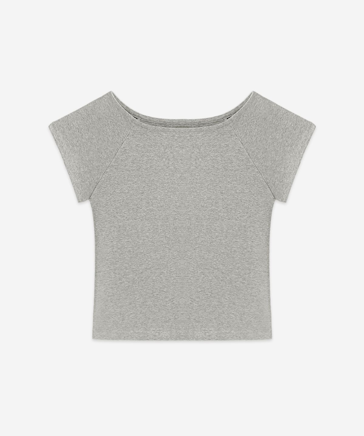 데비웨어(DEVIWEAR) 여성 요가복 DEVI-DO1001-멜란지그레이 필라테스 [DO] 소프트 캡 슬리브 티셔츠