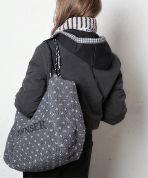 테디 소프트 도트 숄더 백 (Gray)