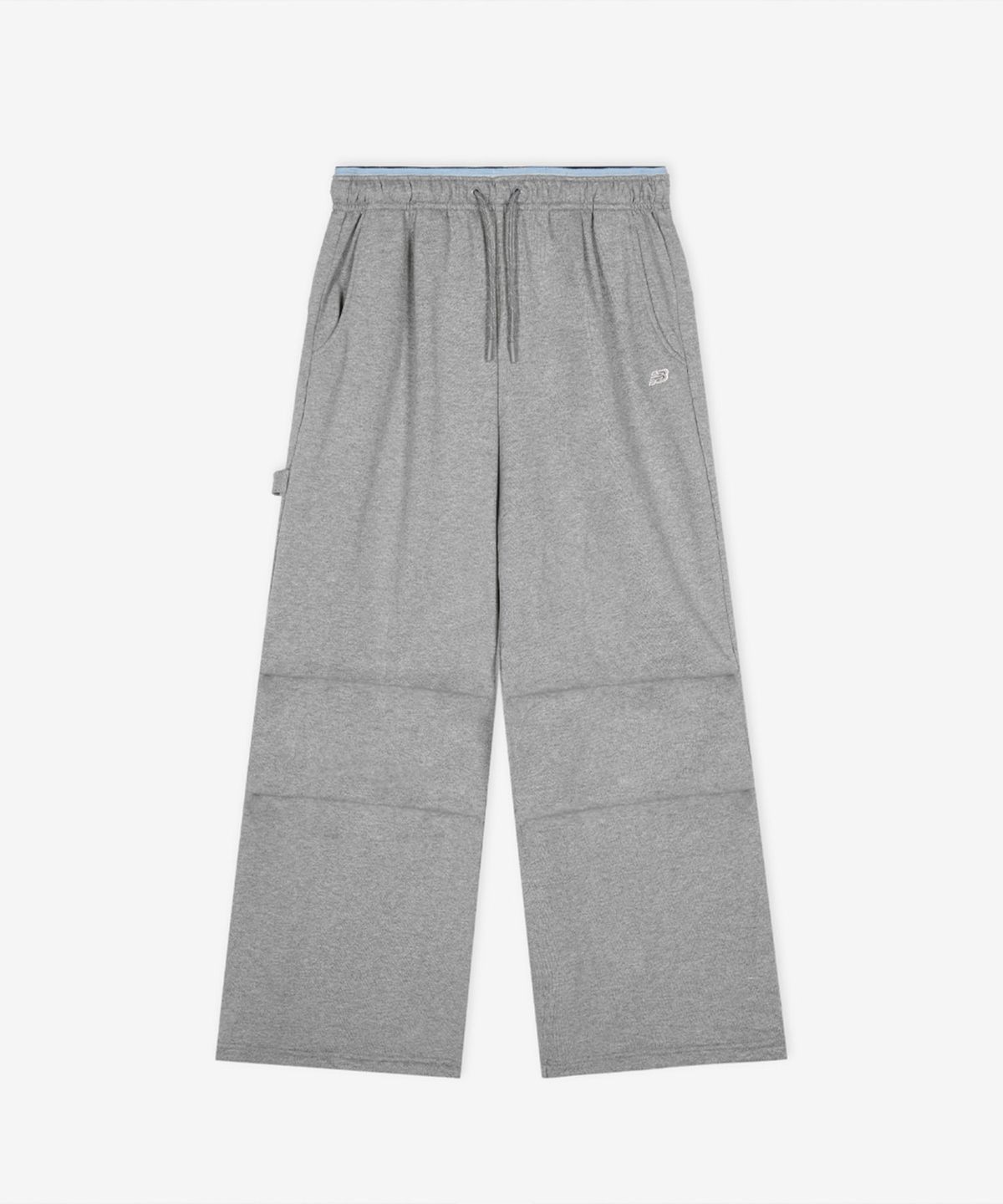 뉴발란스(NEW BALANCE) NBMLG1W242 / WOMEN 에센셜 맥시 와이드 팬츠 (DARK GRAY)